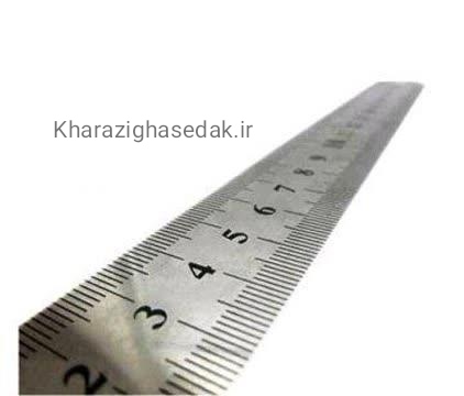 خط کش فلزی