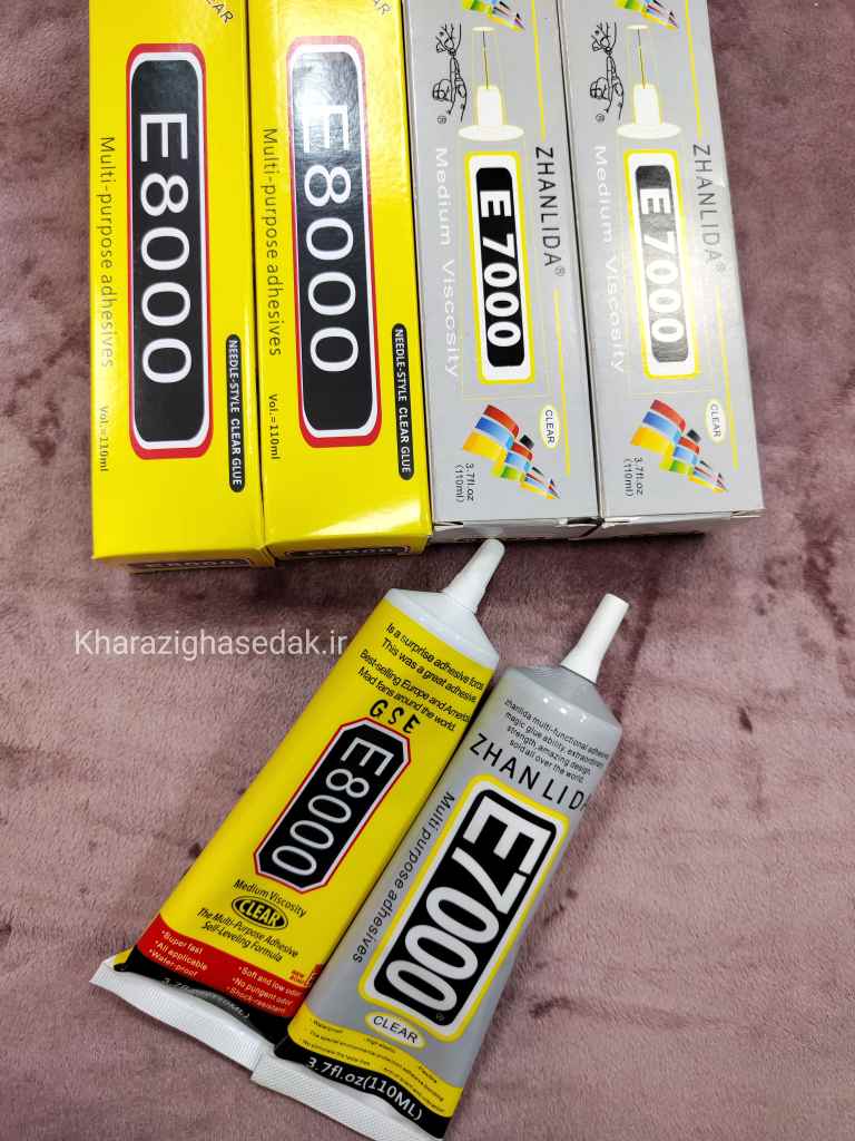 چسب E 8000 و E7000