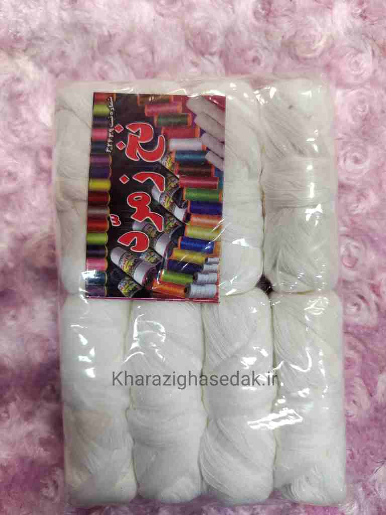 <ul> <li><em><strong>رنگ :سفید</strong></em></li> <li><em><strong>فروش بصورت یک عددی</strong></em></li> <li><em><strong>ساخته سده از بهترین الیاف</strong></em></li> <li><em><strong>کیفیت عالی</strong></em></li> </ul> نخ کوک بسته ای - تصویر 2