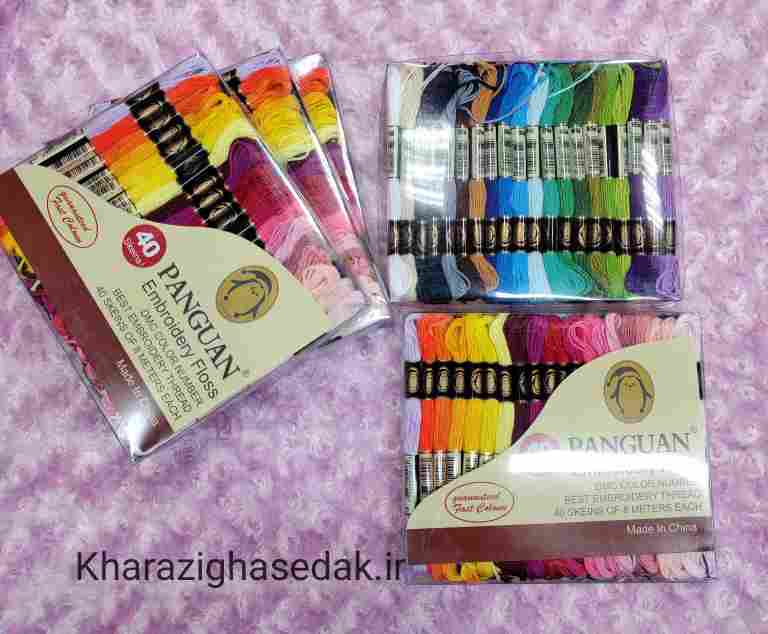 <div><strong>موارد مصرف</strong></div> <div></div> <div><strong>1) مناسب برای گلدوزی روی لباس و کیف و کیفیت فوق العاده</strong></div> <div><strong>2) کوبلن دوزی</strong></div> <div><strong>3) شماره دوزی</strong></div> <div><strong>4) دوخت و طراحی صورت عروسک</strong></div> <div> 5) <strong>فروش بصورت بسته کامل</strong></div> نخ گلدوزی ( 40 رنگ ) - تصویر 3