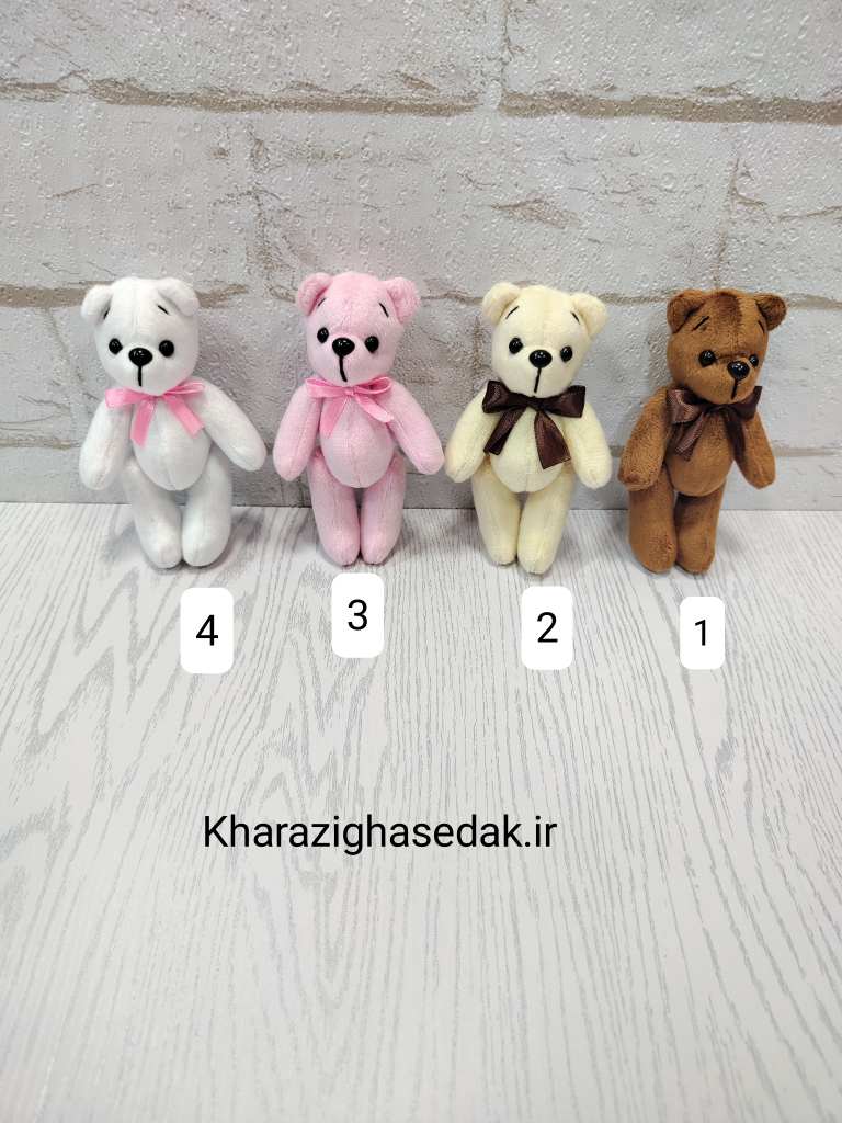 عروسک خرس رنگی