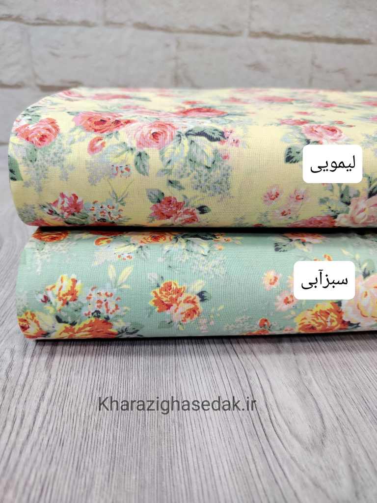 پارچه عرض 90 گلدار 004