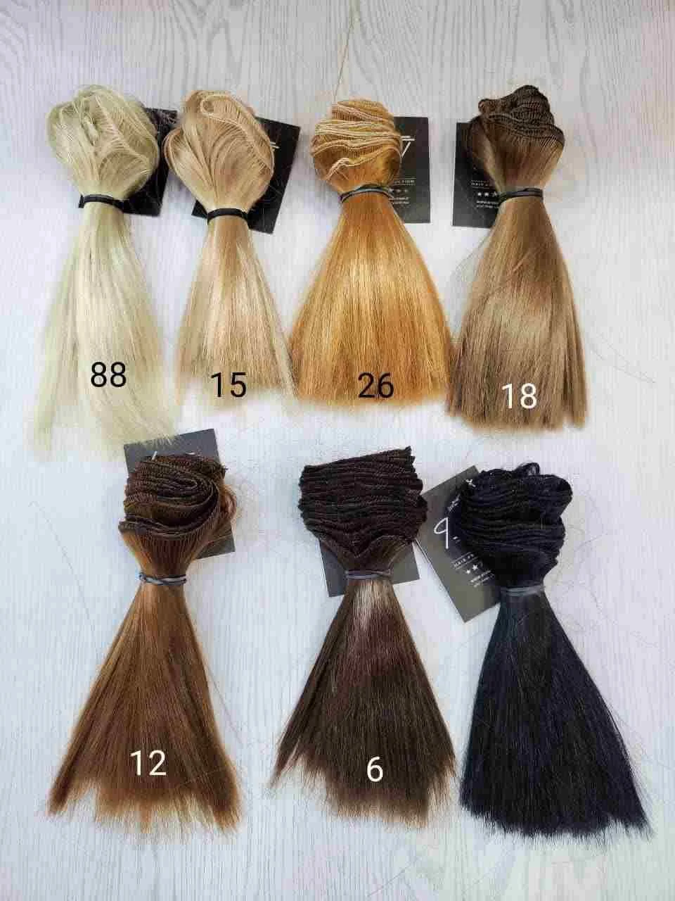 موی عروسک 15 سانت صاف