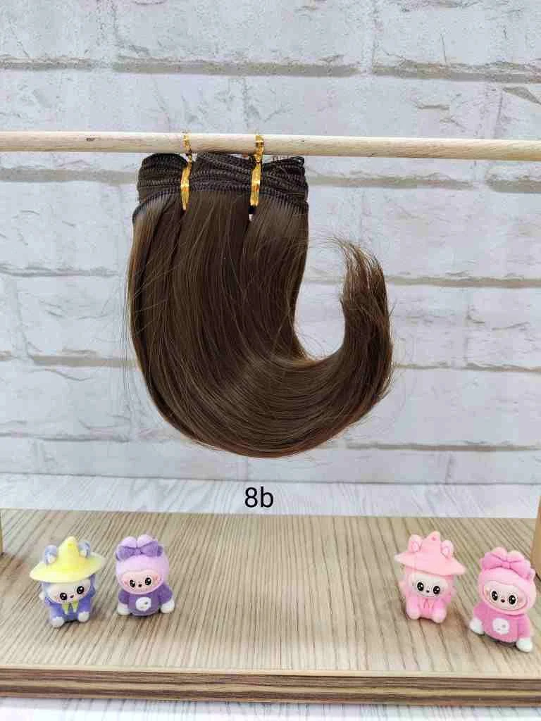 <ul> <li><em><strong>کیفیت عالی و درجه یک</strong></em></li> <li><em><strong>فروش این محصول</strong></em></li> <li><em><strong>بصورت یک بسته میباشد.</strong></em></li> </ul> موی عروسک 15سانت حالتدار خارجی - تصویر 4