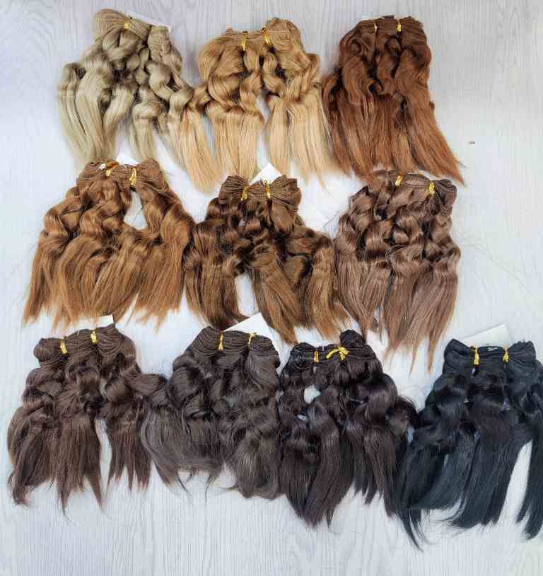 <ul> <li><em><strong>کیفیت عالی و درجه یک</strong></em></li> <li><em><strong>فروش این محصول</strong></em></li> <li><em><strong>بصورت یک بسته میباشد.</strong></em></li> <li><strong>متراژ هر بسته 2 متر</strong></li> </ul> موی عروسک مارک BT (ویو 15 سانت)